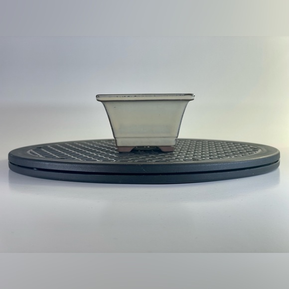 Cream/Beige Glazed Bonsai Pot - Picture 2 of 6